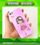 美女手机壳 手绘美女 卡通美女