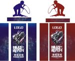 电梯门广告设计