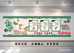 食堂文化墙 食堂长廊 饮食文化
