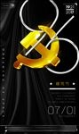 酒吧71建党节派对黑金时尚海报
