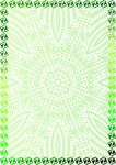 宝绿花叶 特色证书纹