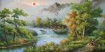 油画风景