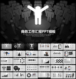 商务工作汇报PPT模板