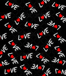 爱心LOVE字体