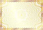 黄金版式 花样证书纹