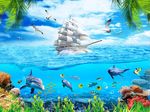 海景椰子树