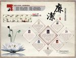 廉洁文化展板