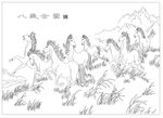 八骏全图
