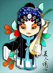分层戏曲卡通人物
