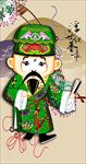 卡通京剧人物分层图片