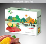 天目山小香薯展开图