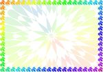 多彩缤纷 加盟证书纹