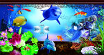3D美人鱼 电视背景墙
