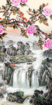 国画山水玄关