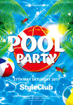 夏日泳池派对海报