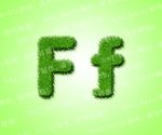 绿色草地英文Ff