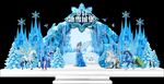 梦幻冰雪城堡唯美高档舞台