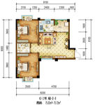 高清户型图分层素材