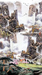 国画山水玄关