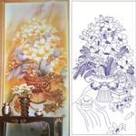 百合花花瓶