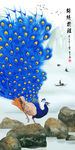 孔雀装饰画