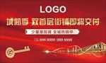 房地产交房展板图片