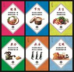 食堂文化 食堂标语 餐厅挂图图
