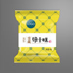 绿豆糕卷膜平面展开图