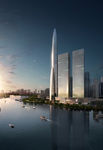 高层水景公建图