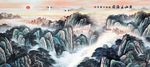 黄山风景画