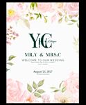 森系婚礼迎宾牌