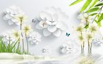 3D梦幻花朵