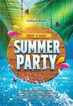 夏日海滨派对海报