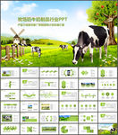 牛奶乳制品动态PPT模板