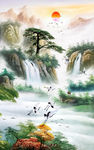山水油画