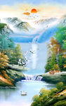 山水油画