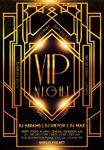 金色vip高级会所奢华海报