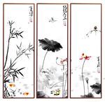 国画荷花