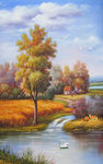 乡村油画