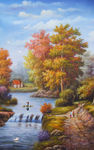 乡村油画