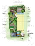 别墅景观设计方案彩色平面图