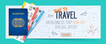 旅行旅游机票票务banner