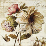 欧式复古油画花卉