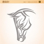 马头矢量图