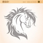 马头矢量图