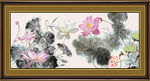 国画荷花