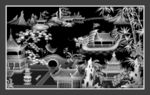 精品山水灰度图