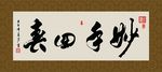 妙手回春 书法 字画 毛笔字