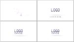 简洁LOGO落版ae模板