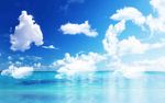 海天一色背景墙